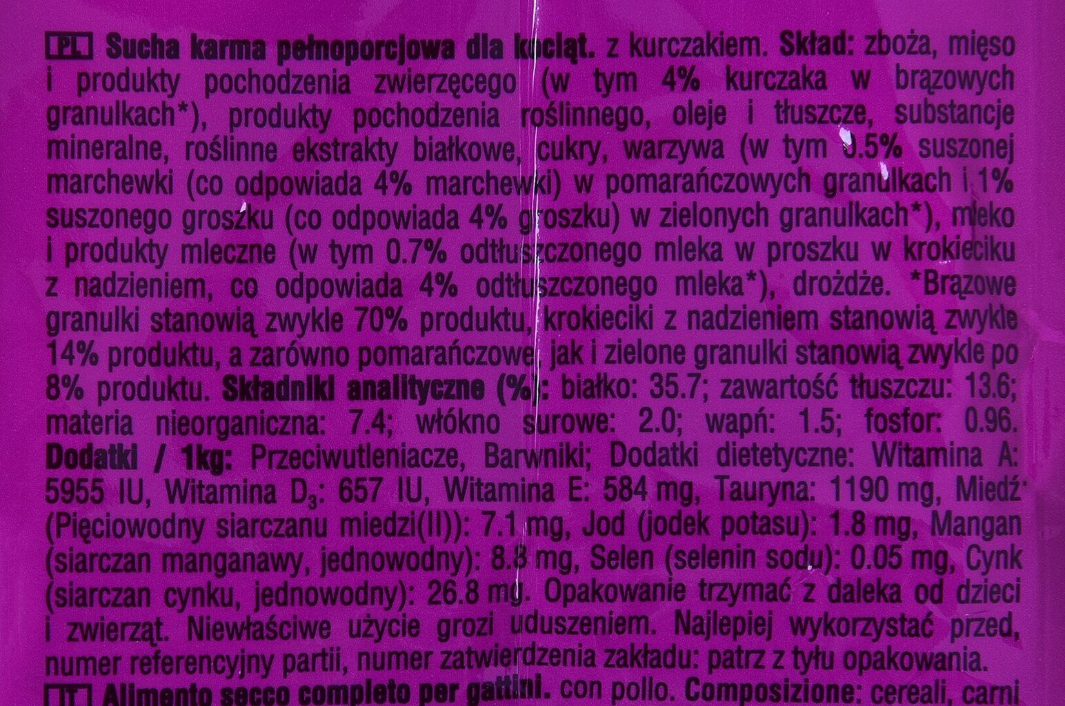 Kuivtoit kassidele Whiskas Junior kanaga, 1,4 kg hind ja info | Kassi kuivtoit ja kassikrõbinad | hansapost.ee