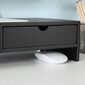 Monitorialus SoBuy BBF02-SCH, must hind ja info | Televiisori alused | hansapost.ee