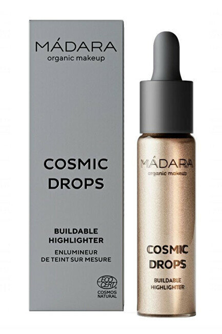 Higlihter Madara Organic Cosmic Drops Buildable Naked Chromosphere, 13,5 ml hind ja info | Päikesepuudrid ja põsepunad | hansapost.ee