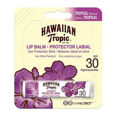 Huulepalsam Hawaiian Tropic Lip Protection Stick SPF30, 4g hind ja info | Huulekosmeetika | hansapost.ee