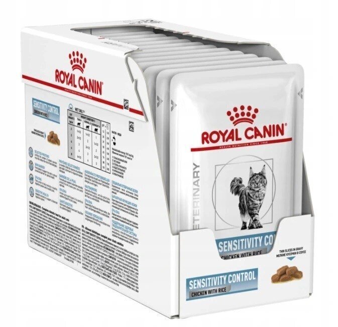 Konserv kassidele Royal Canin Sensitivity Control kana ja riisiga, 12x85 g hind ja info | Koerakonservid | hansapost.ee