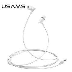 USAMS Słuchawki stereo EP-37 3,5 mm biały|white HSEP3702 цена и информация | USAMS Компьютерная техника | hansapost.ee