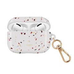 UNIQ etui Coehl Terrazzo AirPods Pro biały|natural white цена и информация | Амбушюры | hansapost.ee