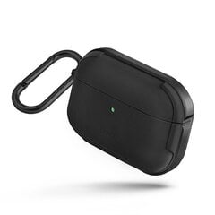 UNIQ etui Valencia AirPods Pro czarny|midnight black Antimicrobial цена и информация | Амбушюры | hansapost.ee