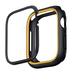 UNIQ etui Moduo Apple Watch Series  4|5|6|7|8|SE 44|45mm czarny-musztardowy|midnight-mustard цена и информация | Аксессуары для смарт-часов и браслетов | hansapost.ee