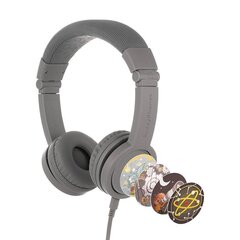 BuddyPhones kids headphones wired Explore Plus (Grey) цена и информация | Наушники | hansapost.ee