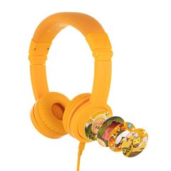 BuddyPhones kids headphones wired Explore Plus (Yellow) цена и информация | Наушники | hansapost.ee