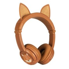 BuddyPhones kids headphones wireless Play Ears Plus fox (Brown) цена и информация | Наушники | hansapost.ee