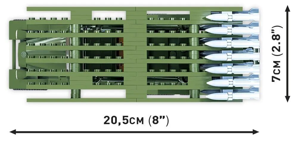 Konstruktor Cobi Klocki BM-13 Katyusha, 440 tk. цена и информация | Klotsid ja konstruktorid | hansapost.ee