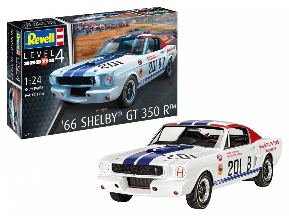 Konstruktor Revell Shelby GT 350 R, 79 tk hind ja info | Klotsid ja konstruktorid | hansapost.ee