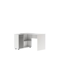 Письменный стол Adrk Furniture Saulo, белый/серый цена и информация | Компьютерные, письменные столы | hansapost.ee