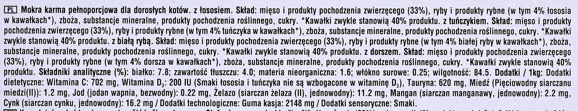 Konserv kassidele Whiskas Fish Favourites in jelly, 40x85 g hind ja info | Kasside maiused | hansapost.ee