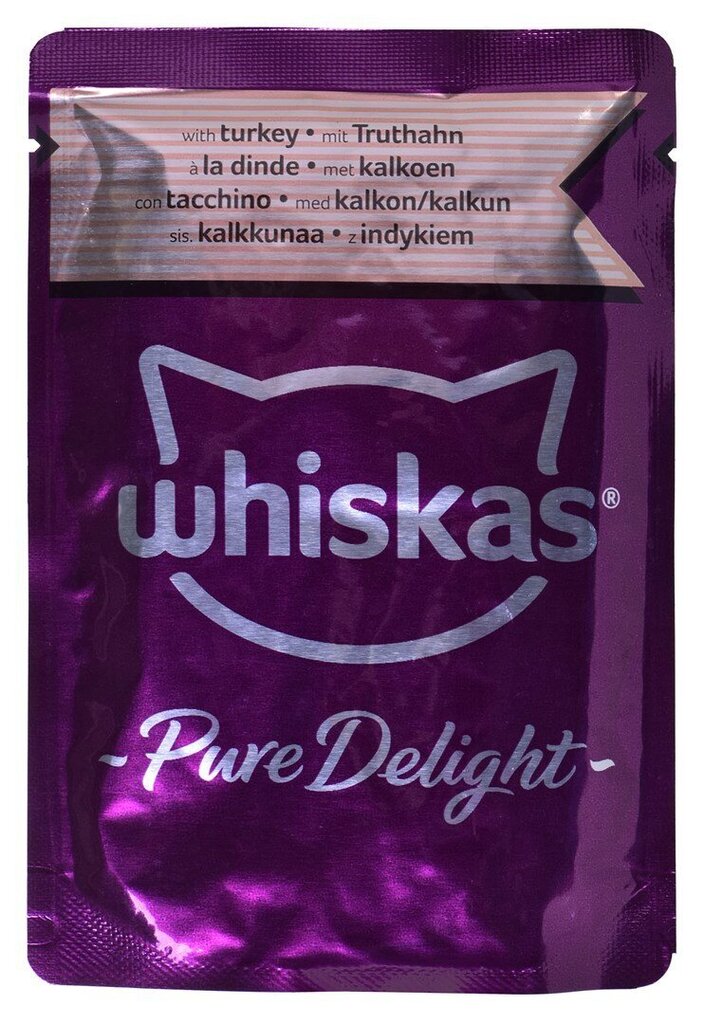 Konservide komplekt kassidele Whiskas Pure Delight, 40 x 85g hind ja info | Kassikonservid | hansapost.ee