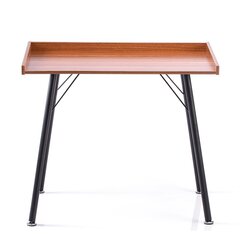 Письменный стол Homede Fey, коричневый/черный цена и информация | Компьютерные, письменные столы | hansapost.ee