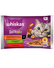 Whiskas veise- ja kanalihaga, 52x85 g hind ja info | Kassikonservid | hansapost.ee