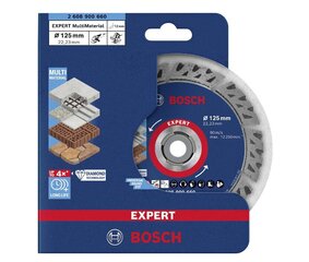 Bosch lõikeketas, 125 mm hind ja info | Elektrilised saed, ketassaed ja tarvikud | hansapost.ee