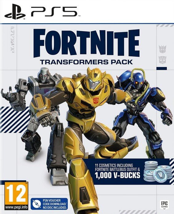 Fortnite: Transformers Pack PS5 (code in Box) hind ja info | Konsooli- ja arvutimängud | hansapost.ee