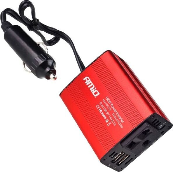 Inverter 12V-230V, 150/300W, 2 USB-pesa цена и информация | Lisatarvikud | hansapost.ee