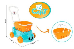 Тележка - толкатель с корзиной цена и информация | Игрушки для малышей | hansapost.ee