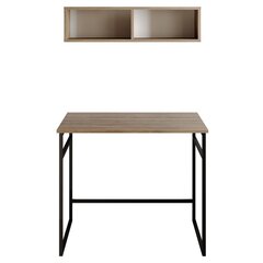 Письменный стол Gama, коричневый цена и информация | Компьютерные, письменные столы | hansapost.ee