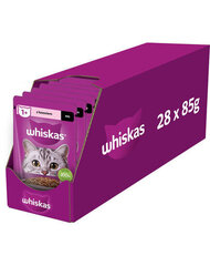 Whiskas koos lõhega, 28x85 g hind ja info | Kassikonservid | hansapost.ee