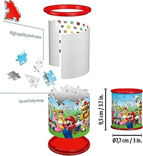 Pusle Super Mario 3D pilt Ravensburger, 54 tk цена и информация | Pusled lastele ja täiskasvanutele | hansapost.ee