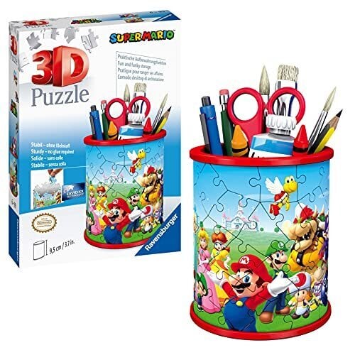 Pusle Super Mario 3D pilt Ravensburger, 54 tk цена и информация | Pusled lastele ja täiskasvanutele | hansapost.ee