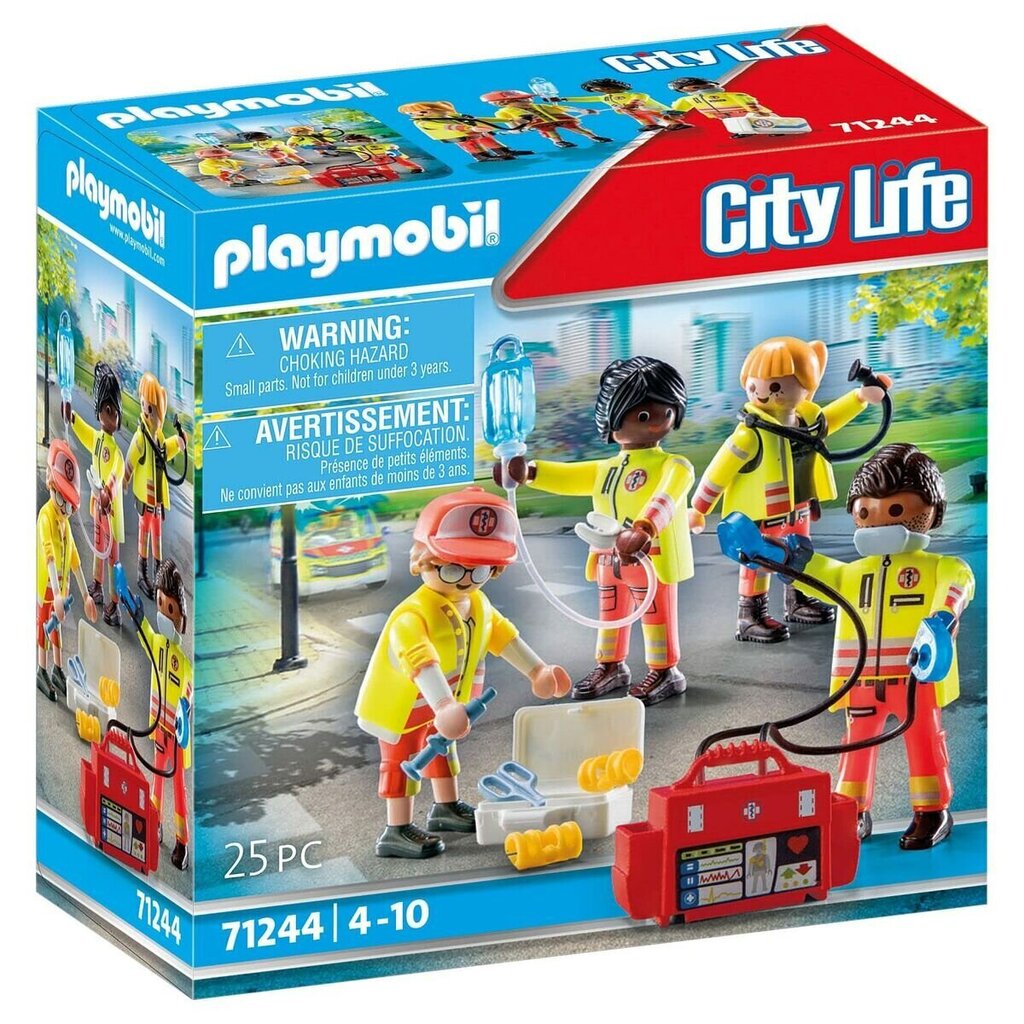 71244 PLAYMOBIL® City Life, Päästekomando цена и информация | Klotsid ja konstruktorid | hansapost.ee