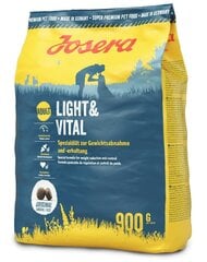 Josera Light & Vital, 5x900 g цена и информация | Сухой корм для собак | hansapost.ee