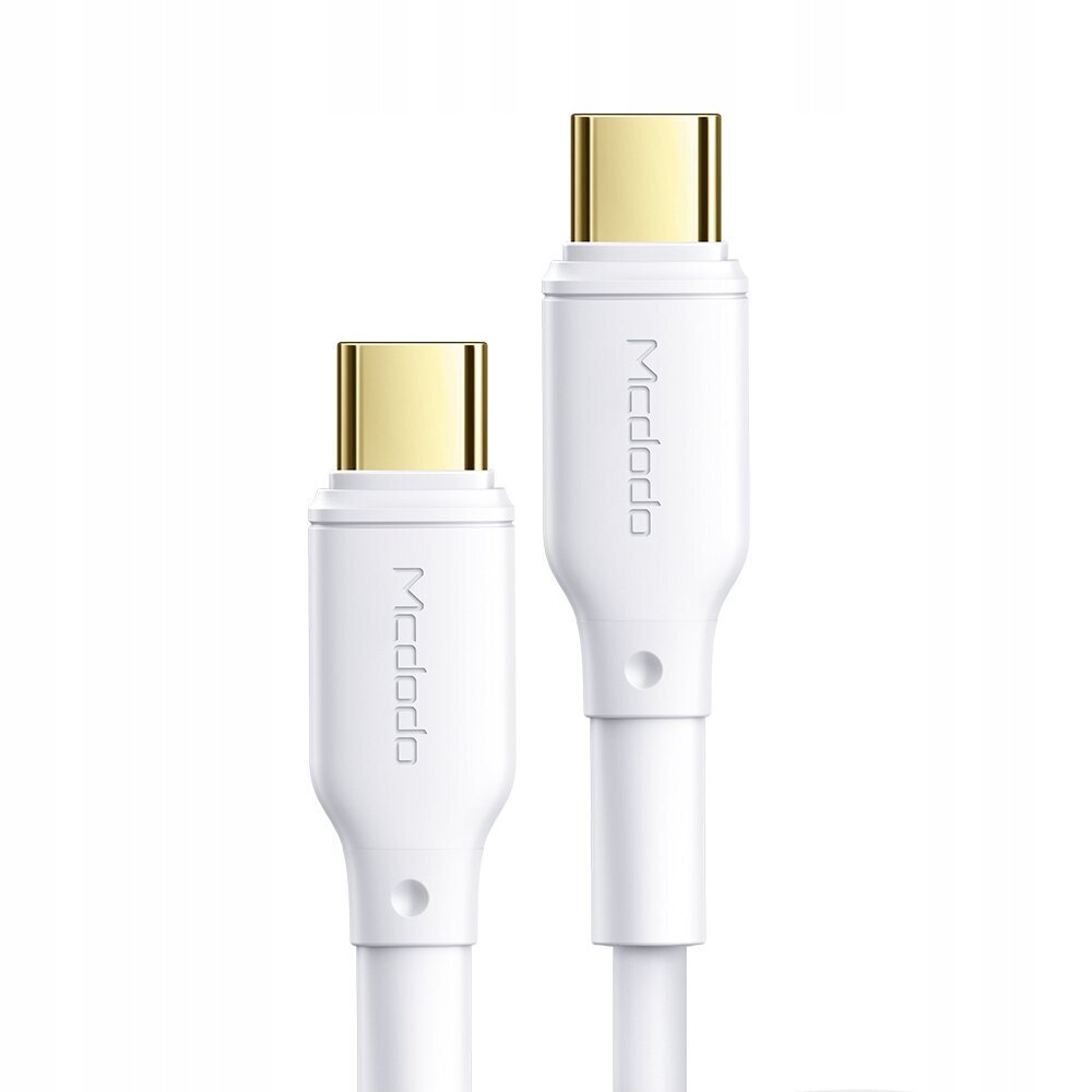 McDodo telefonikaabel, USB-C PD 2.0 QC 4.0 5A 100W 1.2m VALGE CA-8350 цена и информация | Mobiiltelefonide kaablid | hansapost.ee