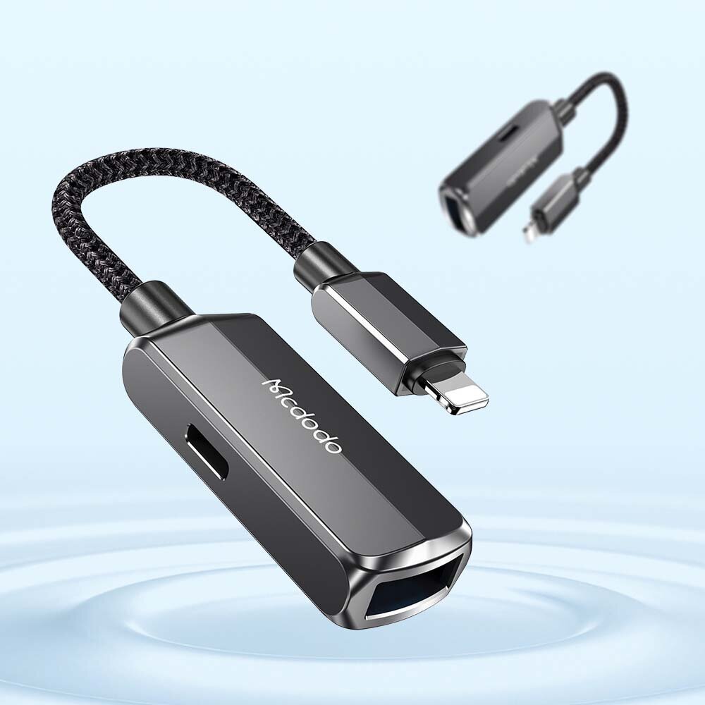 MCDODO ADAPTER IPHONE LIGHTNING JA OTG USB 3.0 VAHEL цена и информация | USB adapterid ja jagajad | hansapost.ee