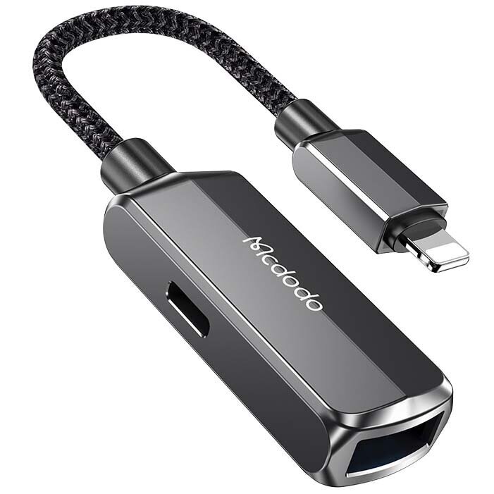 MCDODO ADAPTER IPHONE LIGHTNING JA OTG USB 3.0 VAHEL цена и информация | USB adapterid ja jagajad | hansapost.ee