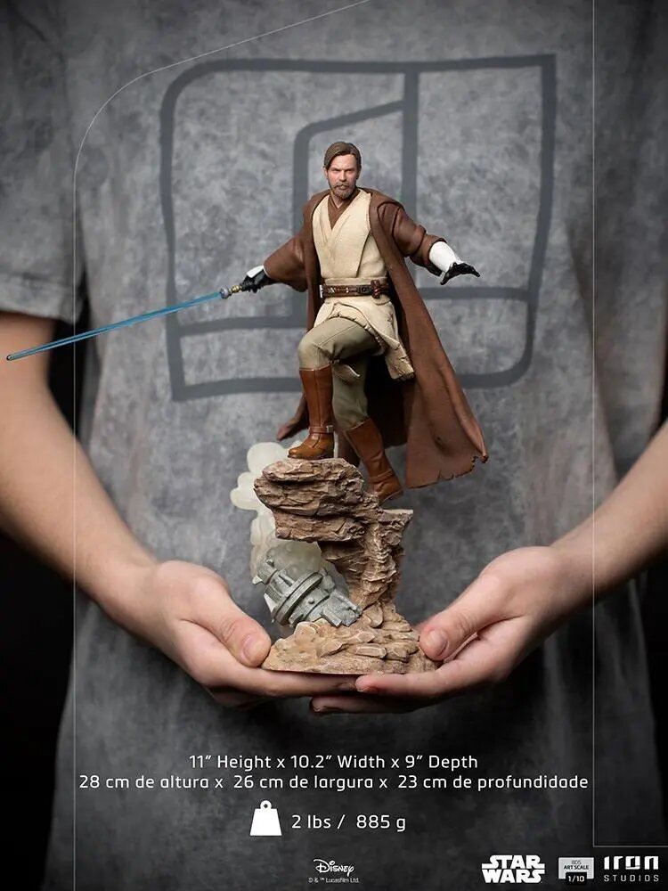 Kuju Star Wars Deluxe BDS 1/10 Obi-Wan Kenobi 28 cm цена и информация | Fännitooted mänguritele | hansapost.ee