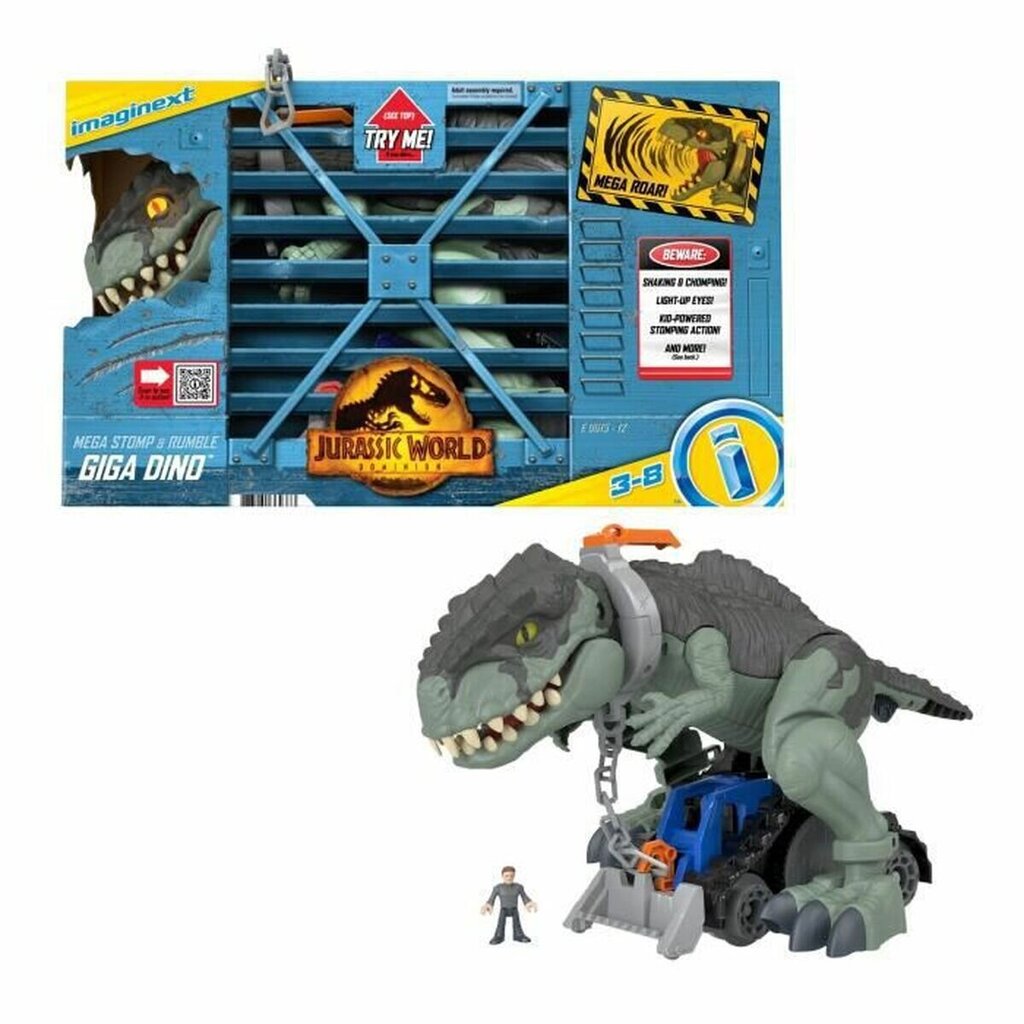 Fisher-Price Imaginext Jurassic: Mega Stomp Rumble'as Giga Dino (GWT22) цена и информация | Mänguasjad poistele | hansapost.ee