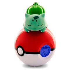 Pokemon lambiga äratuskell Bullbasaur Pokeball hind ja info | Raadiod ja äratuskellad | hansapost.ee