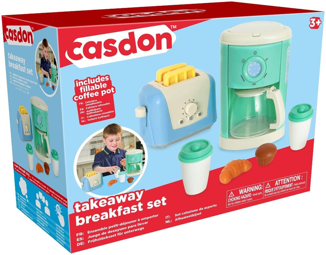 Köögikomplekt lastele röster nõud hommikusöök kohvi Casdon цена и информация | Mänguasjad tüdrukutele | hansapost.ee