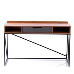 Письменный стол Homede Odel, коричневый/черный цена и информация | Компьютерные, письменные столы | hansapost.ee