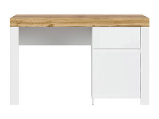 Письменный стол BRW Holten 1D1S, белый/коричневый цена и информация | Компьютерные, письменные столы | hansapost.ee
