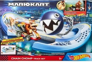 Mattel Hot Wheels: Mariokart Kett Chomp raja komplekt (GKY48) hind ja info | Mänguasjad poistele | hansapost.ee