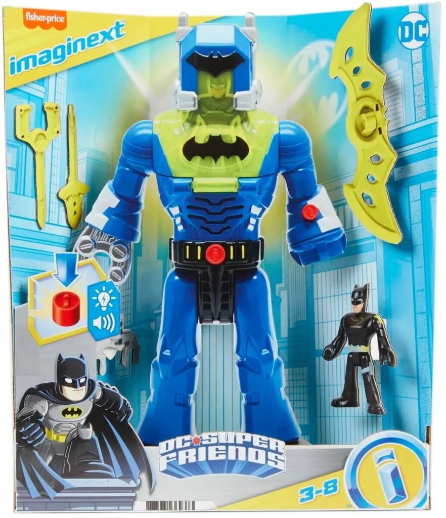 Figuur Fisher Price Imaginext DC Super Friends Batman Exorobot цена и информация | Mänguasjad poistele | hansapost.ee