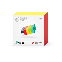 PIXIO 50, 6-цветные магнитные блоки и бесплатное программное обеспечение цена и информация | Конструкторы и кубики | hansapost.ee