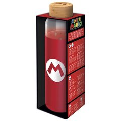 Silikoonkorgiga klaaspudel Super Mario M, 585 ml hind ja info | Joogipudelid | hansapost.ee