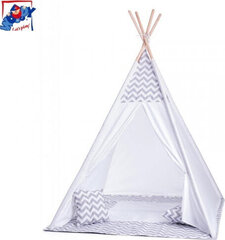 Детская палатка с ковриком и 2-мя подушками Woody 91420, 15x117x12 см, серая цена и информация | Детские домики | hansapost.ee