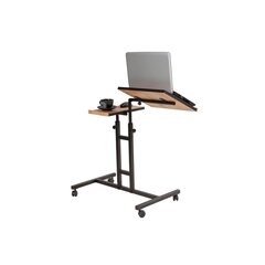 Компьютерный стол для ноутбука Kalune Design 863 (I), коричневый/черный цена и информация | Детские письменные столы | hansapost.ee