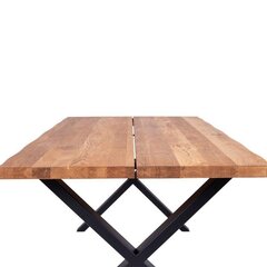Обеденный стол Toulon, 300x100x75 см, коричневый/черный цена и информация | Кухонные и обеденные столы | hansapost.ee