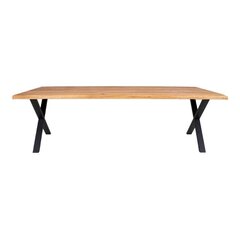 Обеденный стол Toulon, 300x100x75 см, коричневый/черный цена и информация | Кухонные и обеденные столы | hansapost.ee