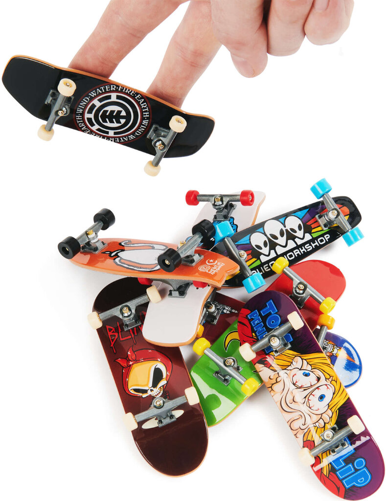 Värviline sõrmelaua Tech Deck Set rula, 8tk цена и информация | Mänguasjad poistele | hansapost.ee