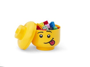 Ящик для хранения игрушек Lego, желтый цена и информация | Корзины и ящики для хранения | hansapost.ee