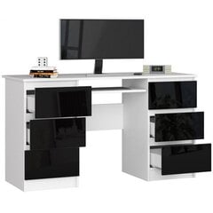 Письменный стол NORE A11, белый/черный цена и информация | Компьютерные, письменные столы | hansapost.ee