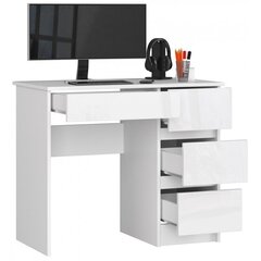 Письменный стол NORE A7, правый вариант, белый цена и информация | Компьютерные, письменные столы | hansapost.ee